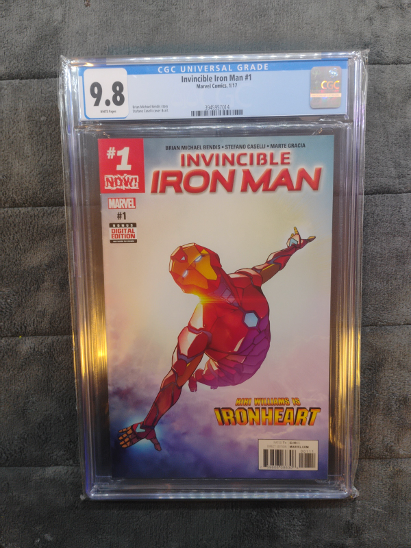 Invincible Iron Man #1, CGC 9.8 Grade