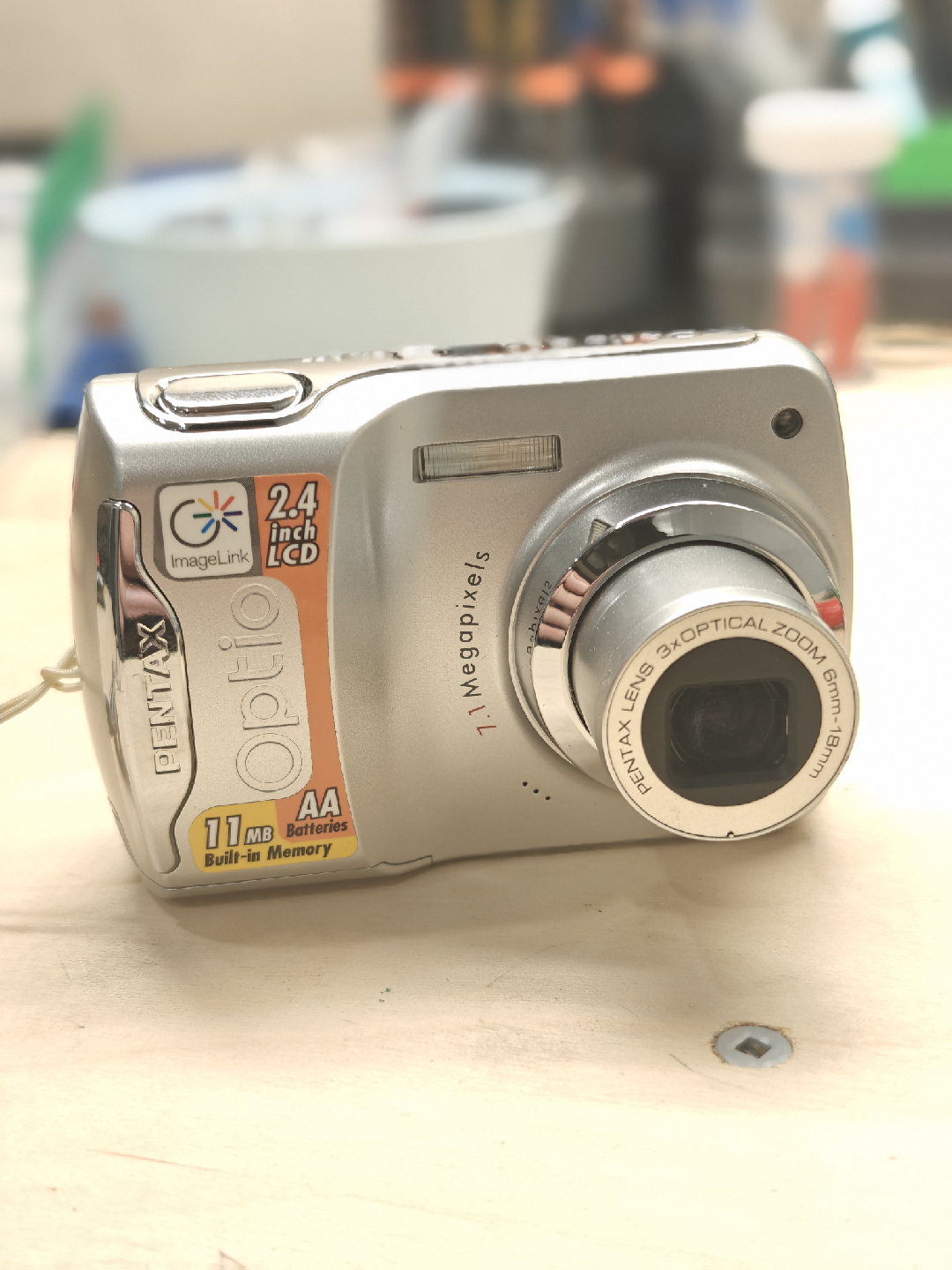 Pentax Optio E30 Digital Camera - Silver - photo 2