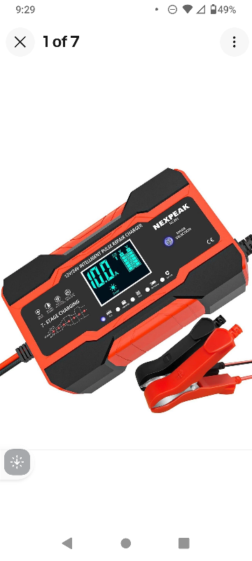 NEXPEAK NC201 12V/24V Intelligent Pulse Repair Charger