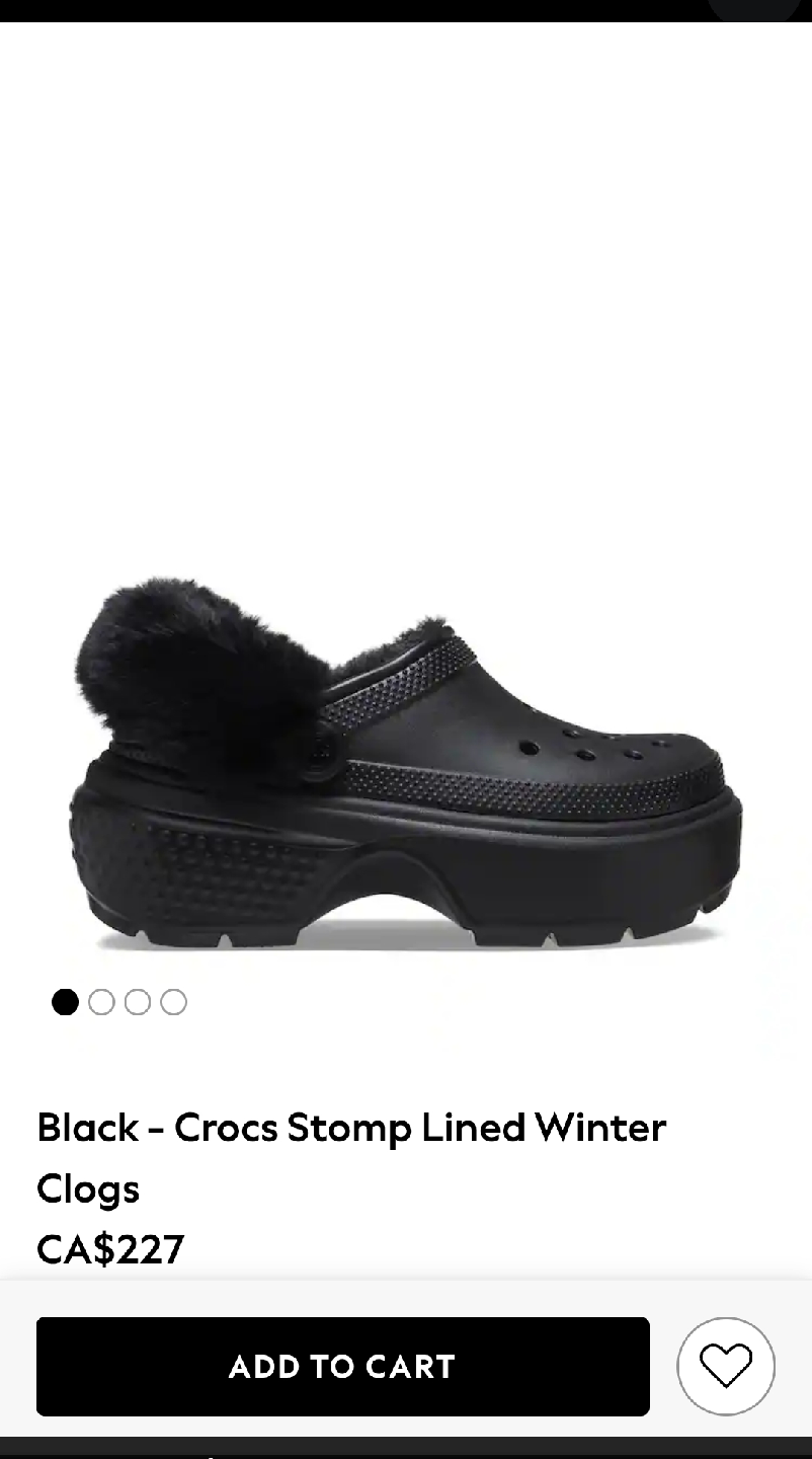Crocs Black Classic Mammoth Luxe Platform Clog - photo 4