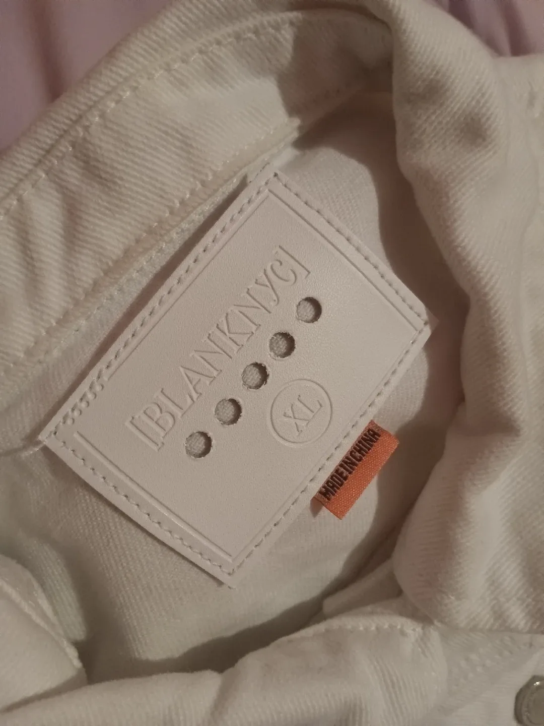 [BLANKNYC] White Denim Jacket - Size XL image indicator(3)