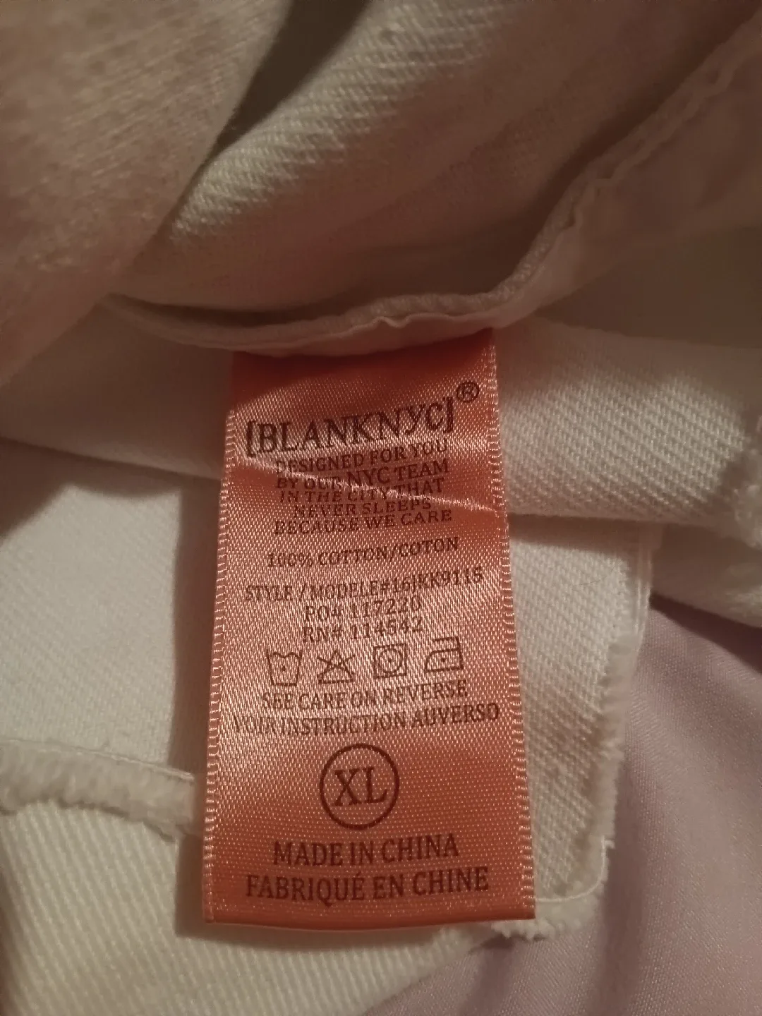 [BLANKNYC] White Denim Jacket - Size XL image indicator(6)