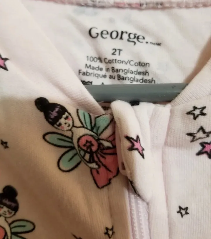 George 2T Fairy Print Sleeper image indicator(3)