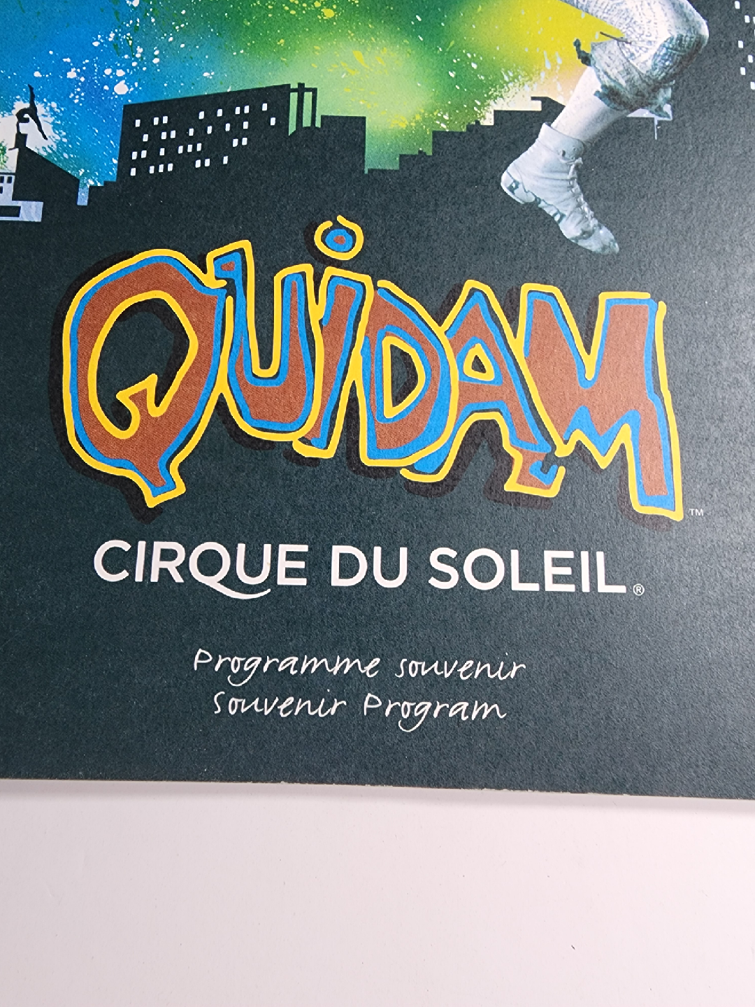 Cirque du Soleil Quidam Souvenir Program