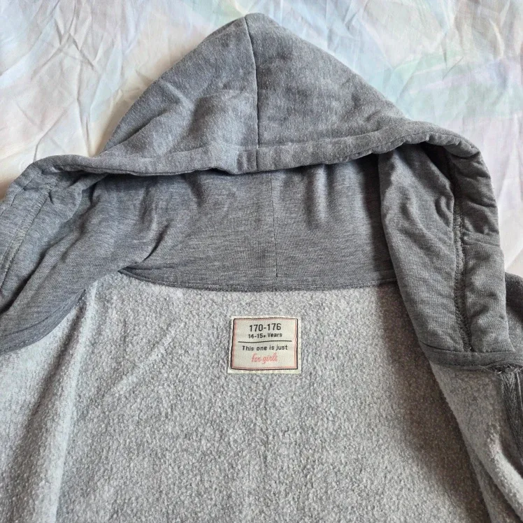 Grey Full-Zip Hoodie image indicator(3)