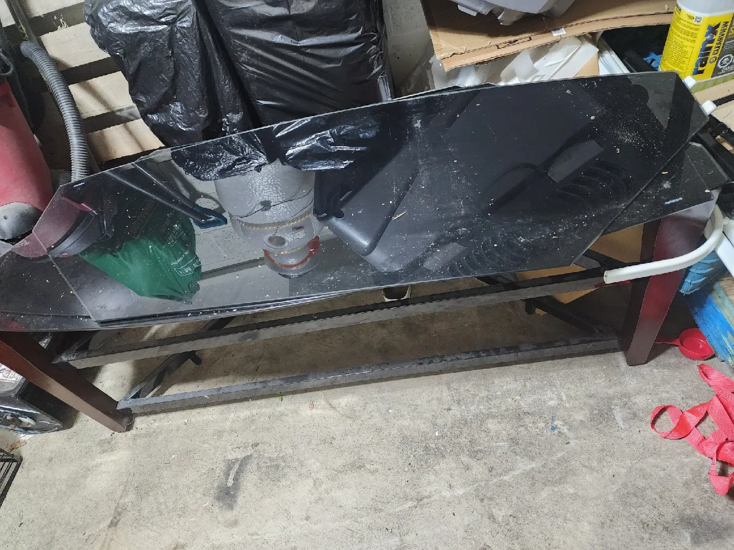 Black Glass TV Stand thumbnail