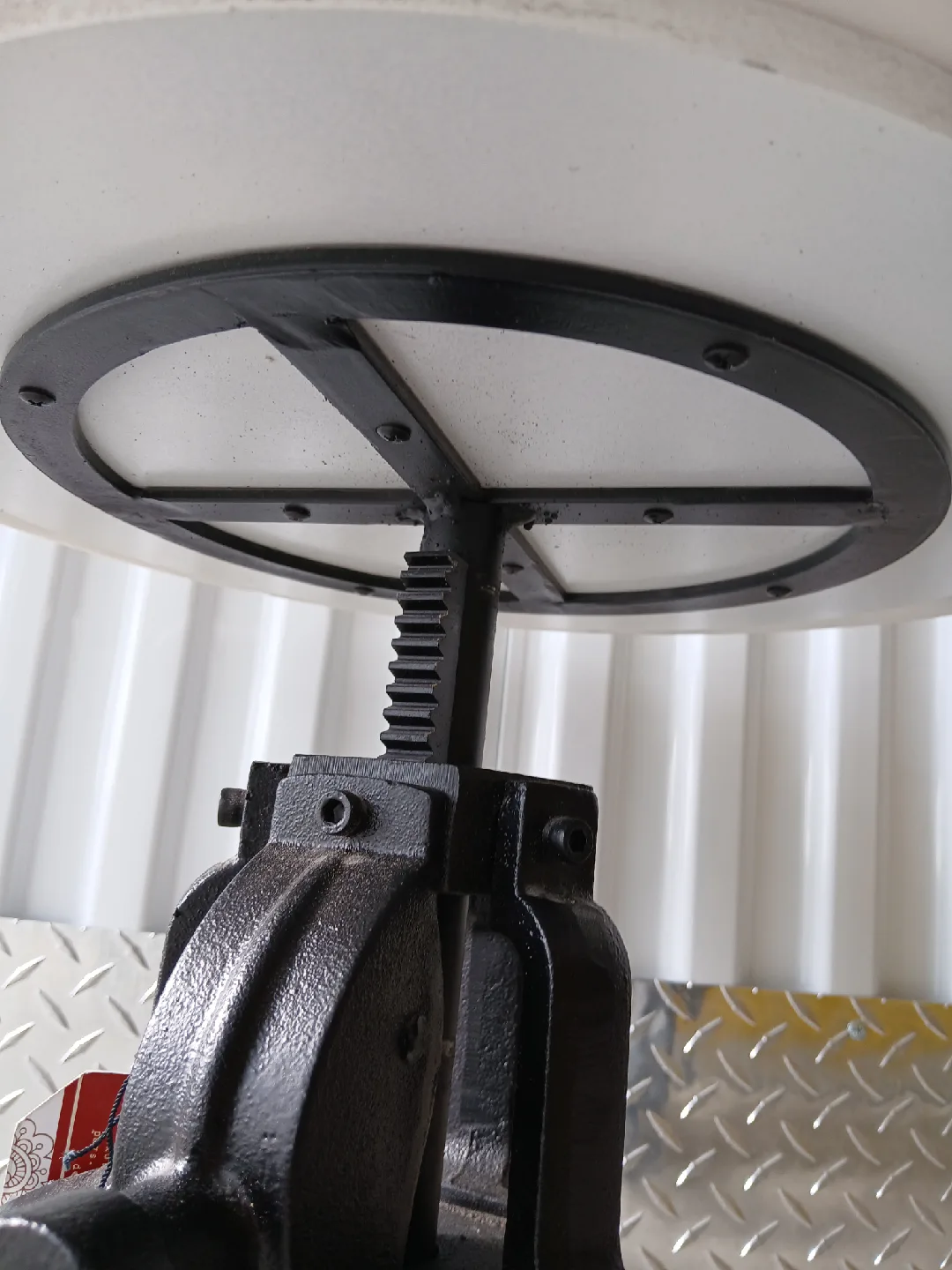 Marble Top Cast Iron Adjustable Table image indicator(5)