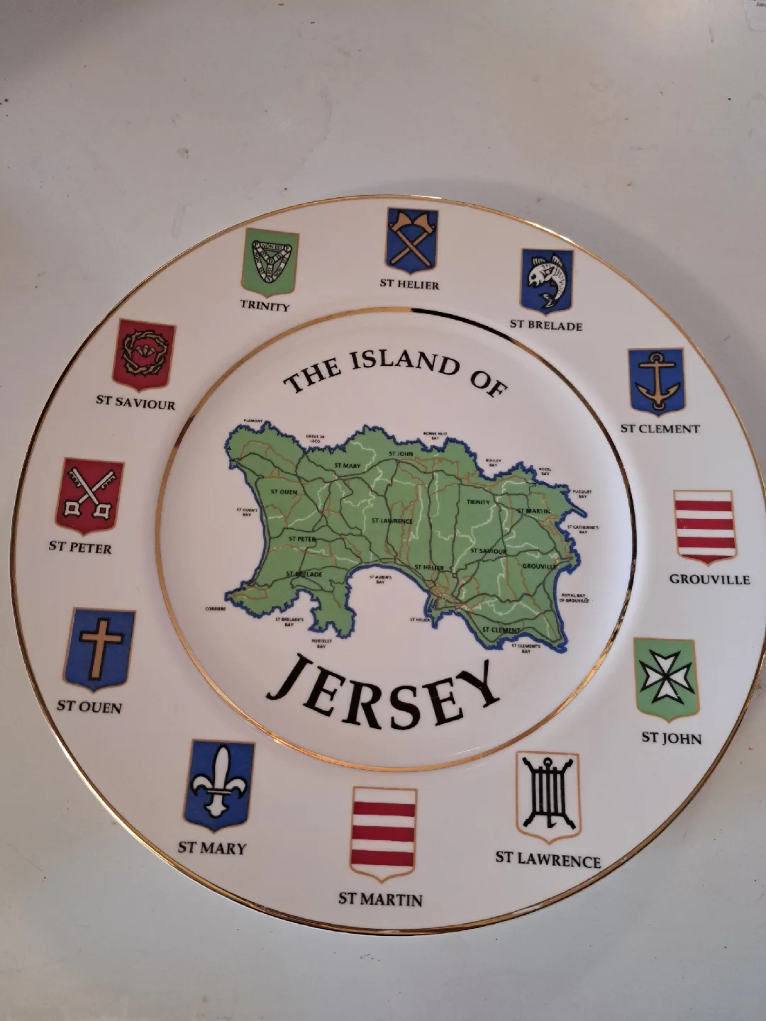 Souvenir Plate - The Island of Jersey image indicator(2)