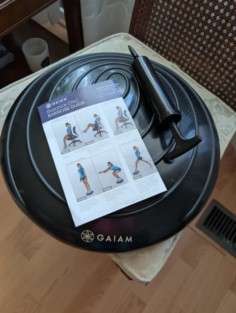 Gaiam Balance Disc Exercise Guide image indicator(3)