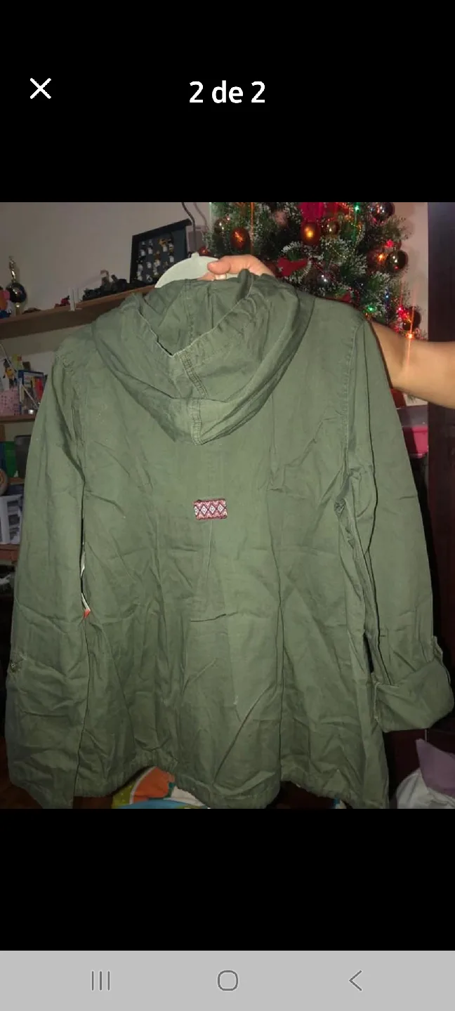 Roxy Olive Green Hooded Jacket image indicator(2)