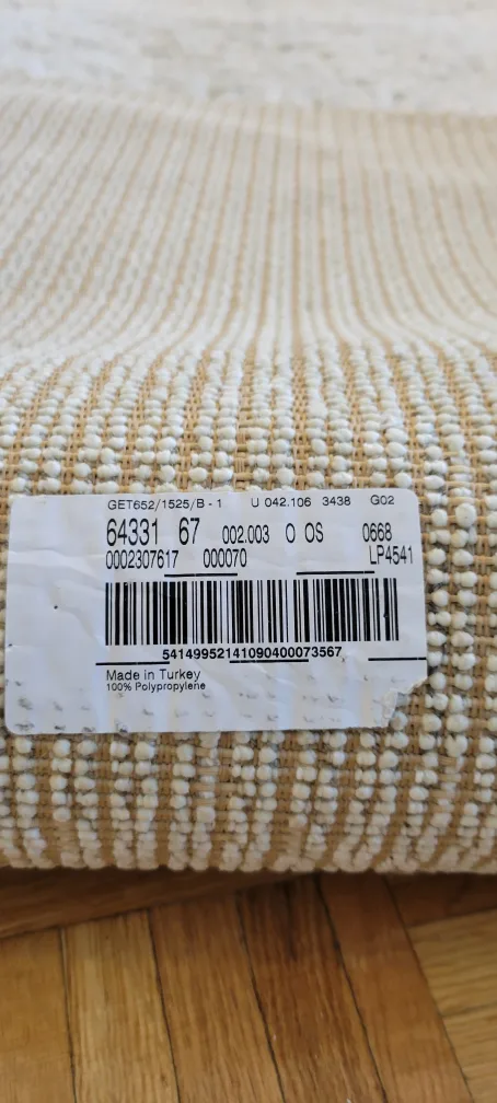 #FreeCycle: Off-White Shag Rug image indicator(4)