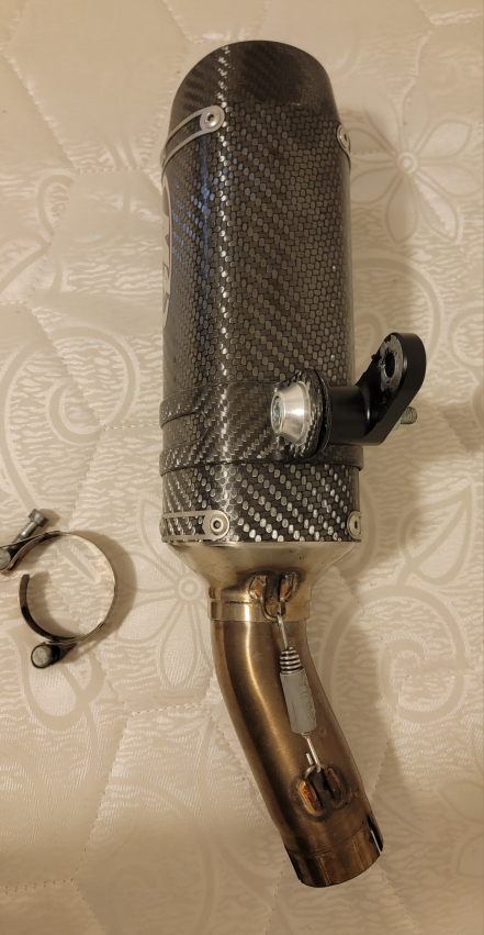 M4 Slip On Exhaust Fits Ninja 400/500/Z - photo 4