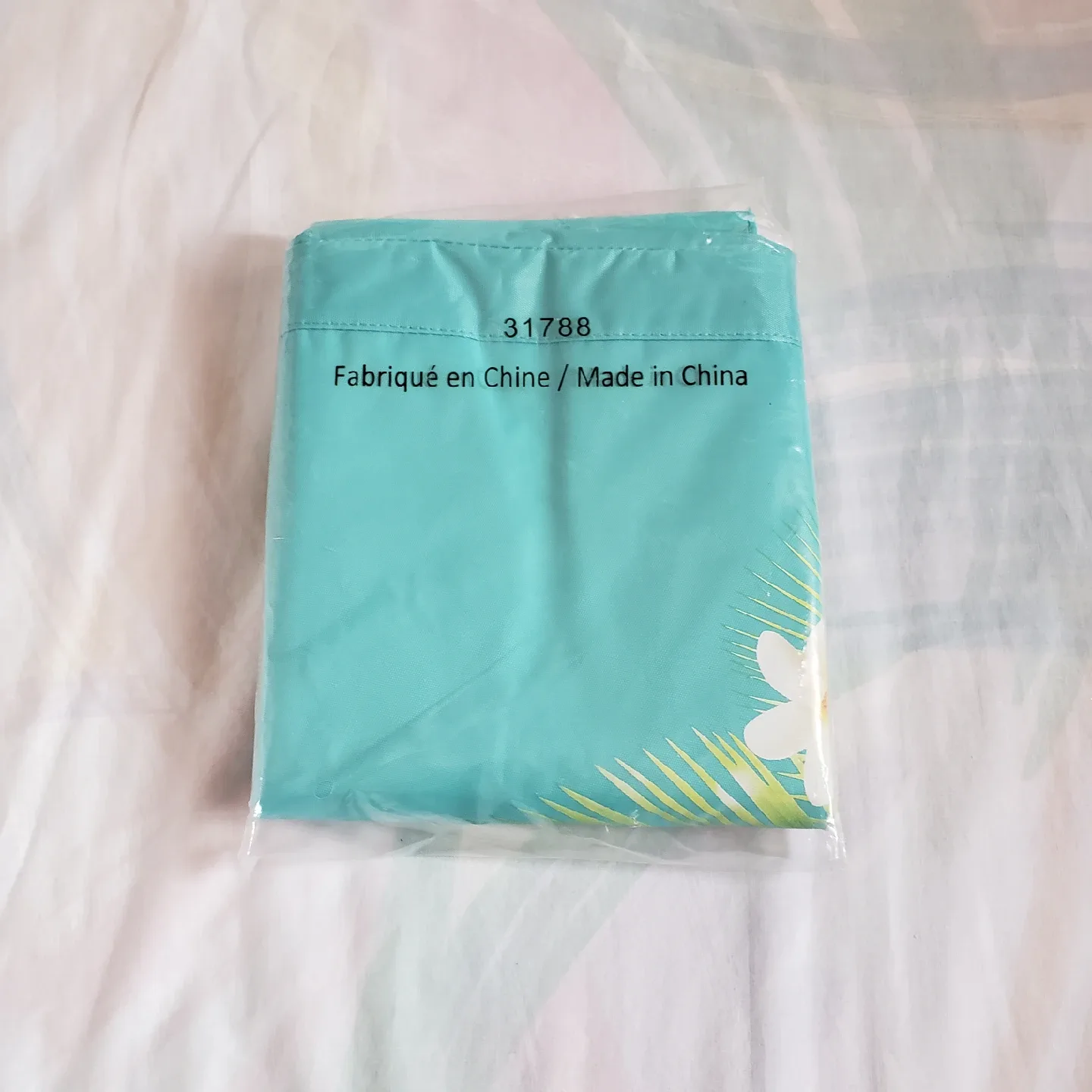 🆕Teal Floral Tote Bag image indicator(2)