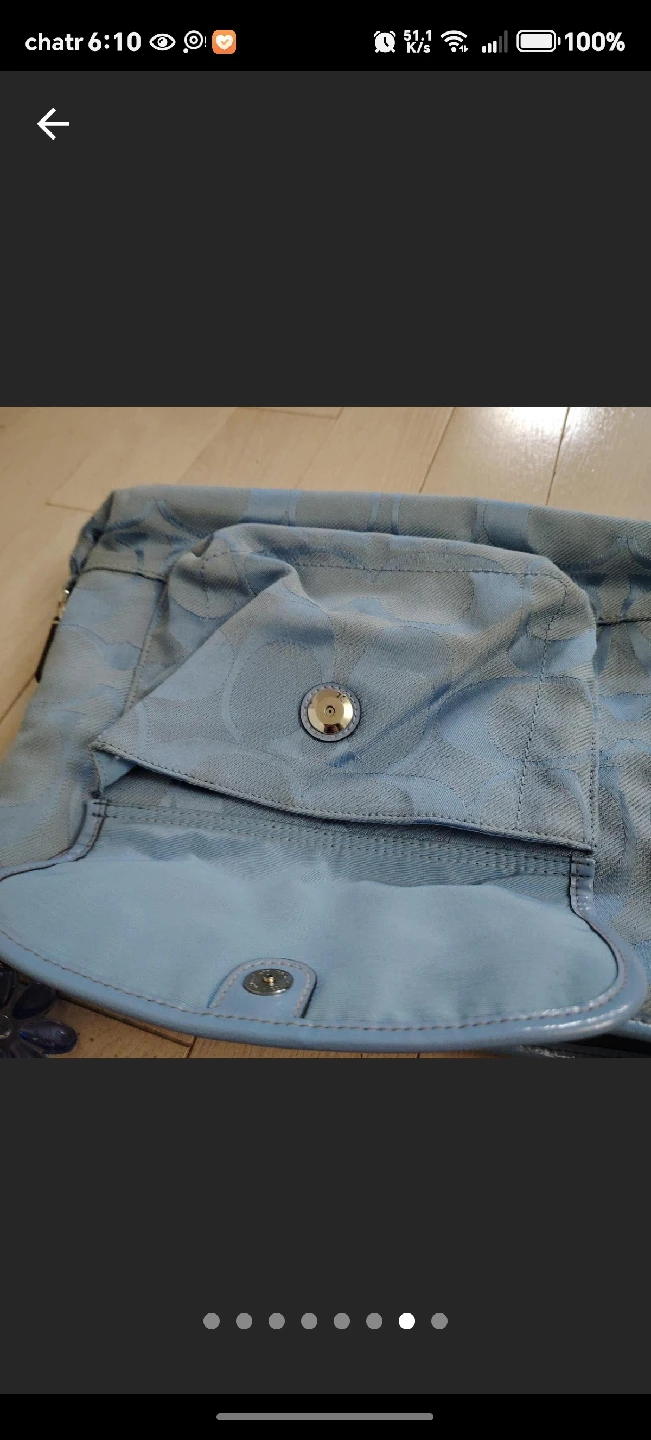 Coach Daisy Light Blue Crossbody Bag - photo 4