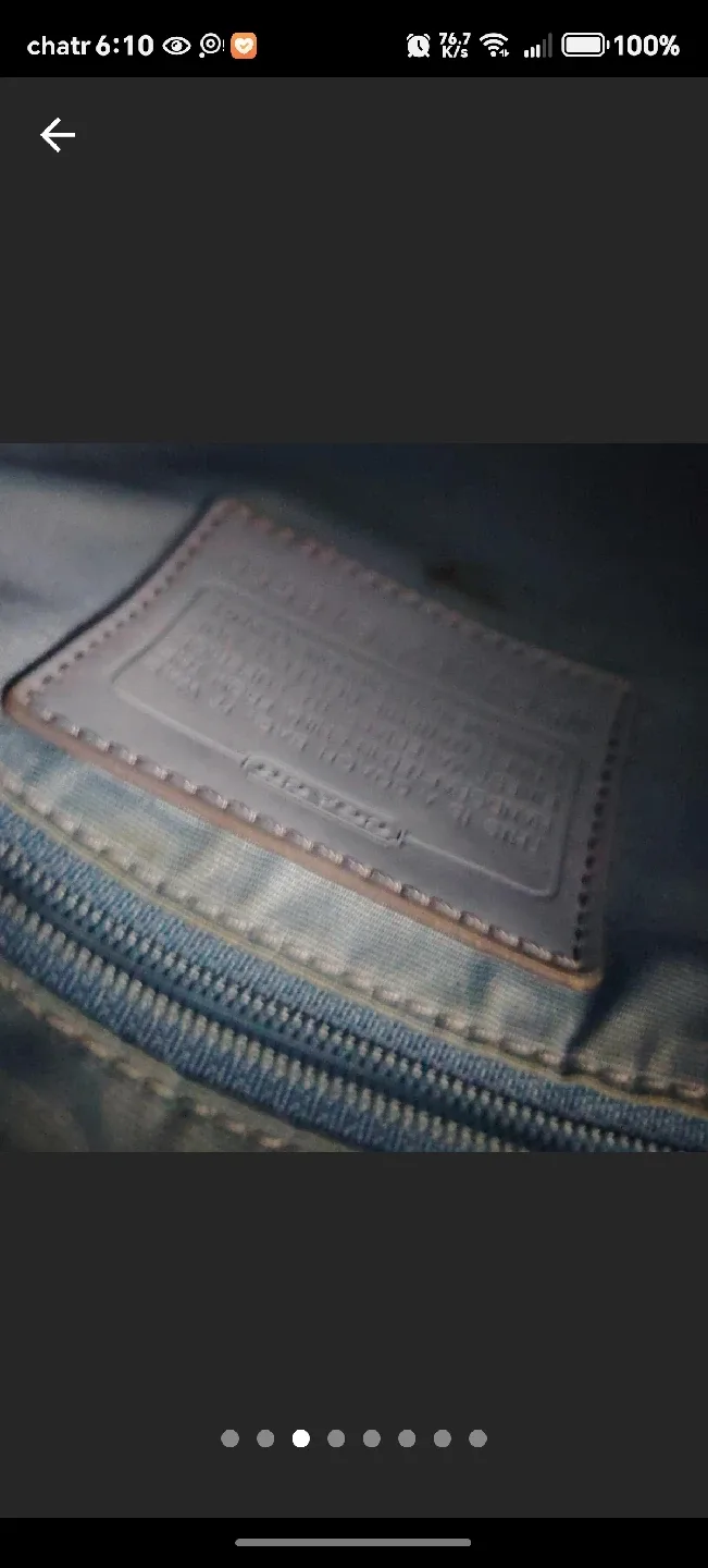 Coach Daisy Light Blue Crossbody Bag image indicator(5)