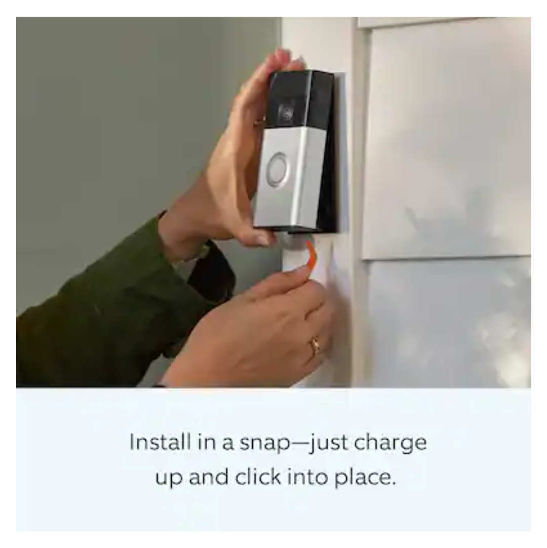 Ring Battery Doorbell - See Head-to-Toe Video - photo 4