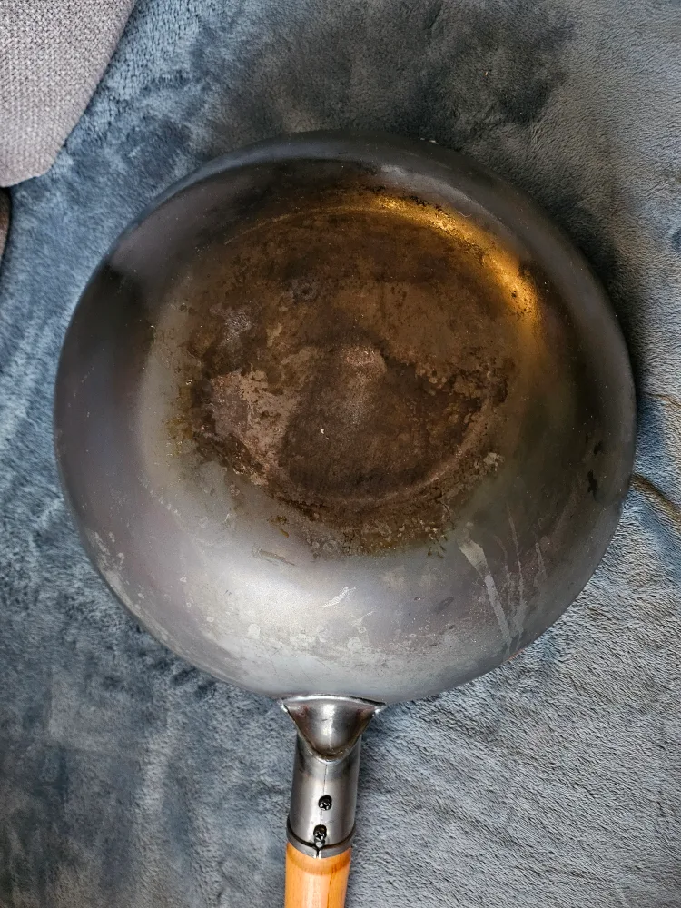 Yosukata 13.5" carbon steel wok image indicator(4)