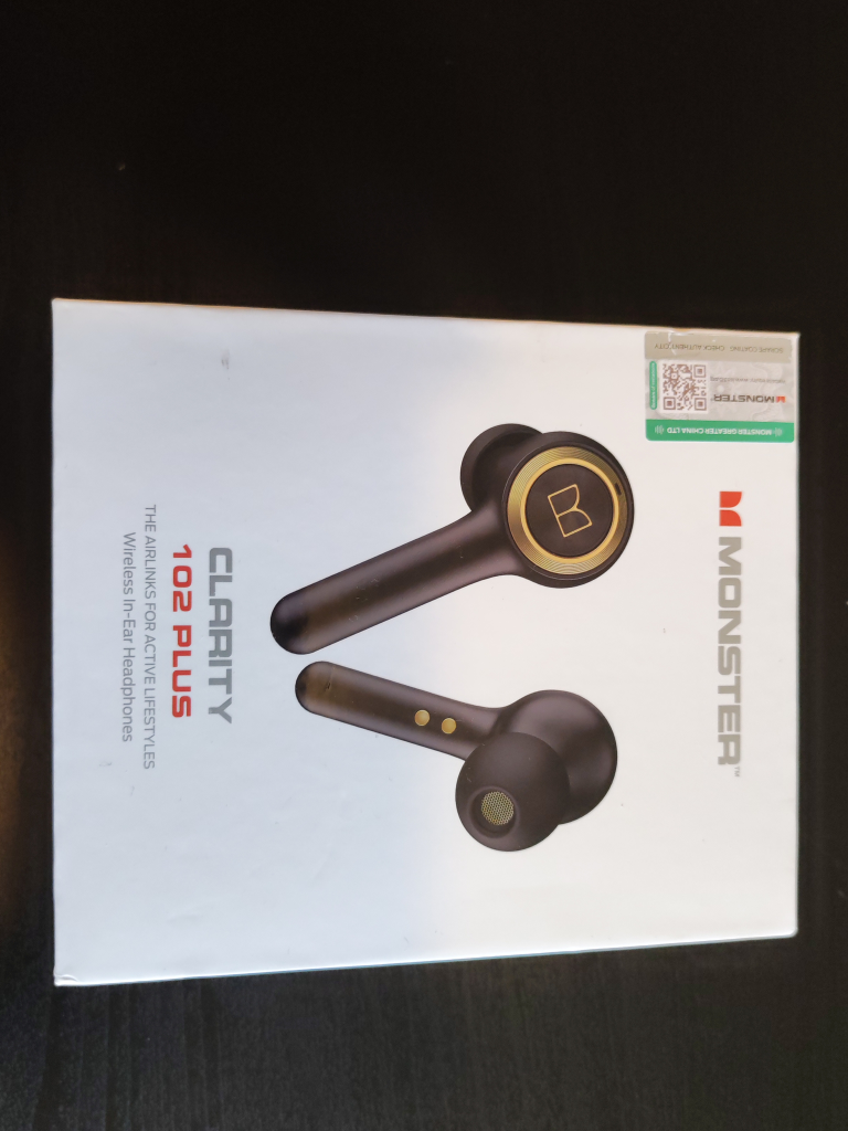 Monster Clarity 102 Plus Wireless Earbuds ( 50% DISCOUNT!!!)