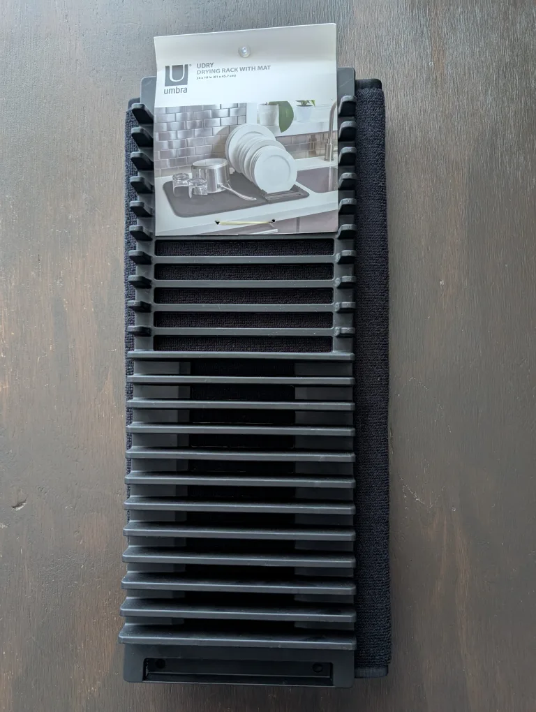 Umbra Udry Drying Rack with Mat - 24 x 18 in thumbnail