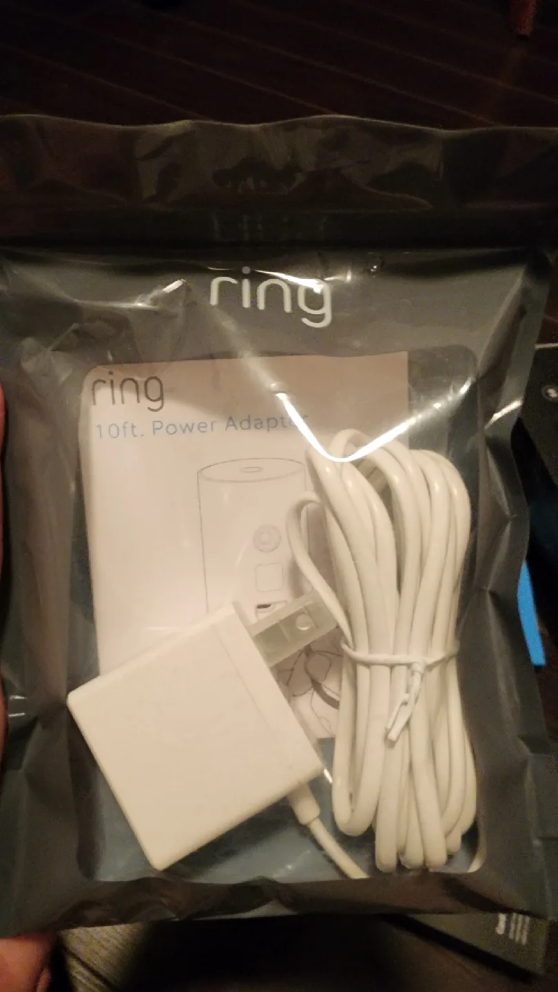 New Ring 10ft Power Adapter (White) thumbnail