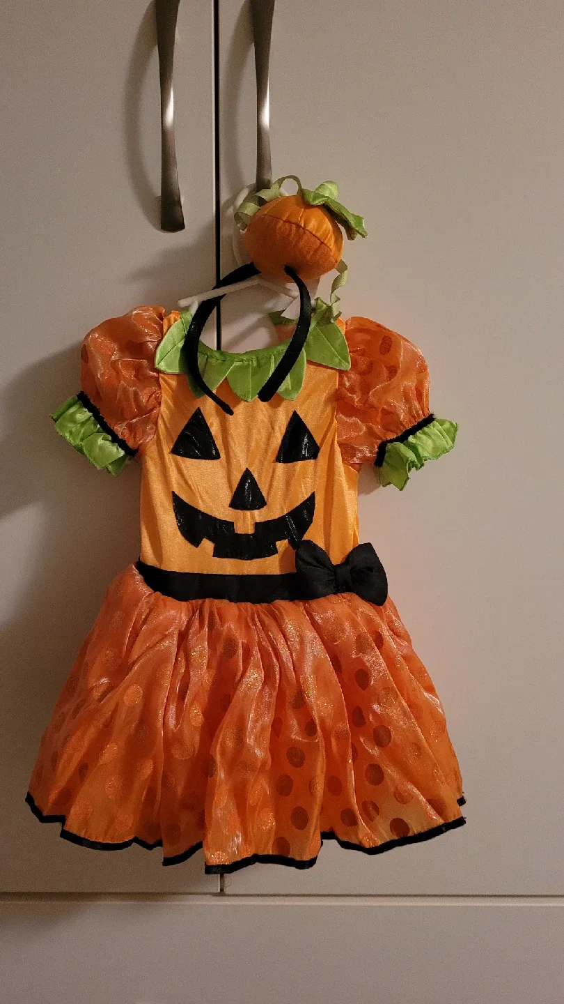 Pumpkin Costume with Headband image indicator(2)