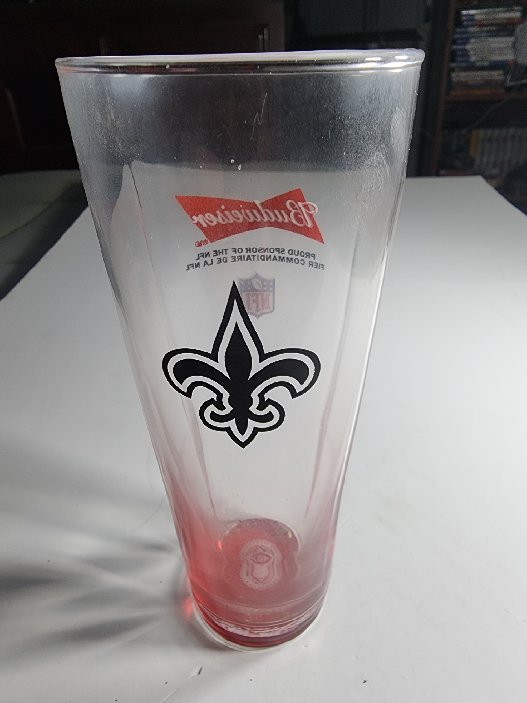 Budweiser New Orleans Saints NFL Pint Glass - photo 5