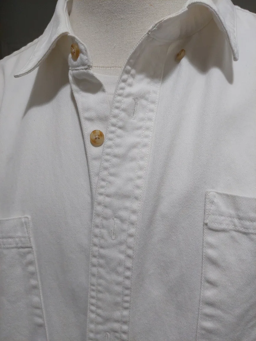 Penman's off-white Cotton Shirt - Extra Large image indicator(2)