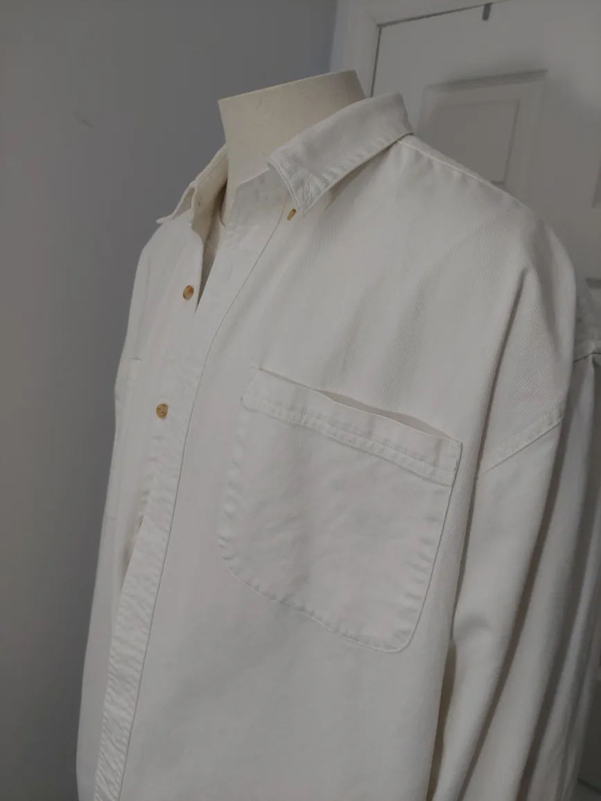 Penman's off-white Cotton Shirt - Extra Large image indicator(7)