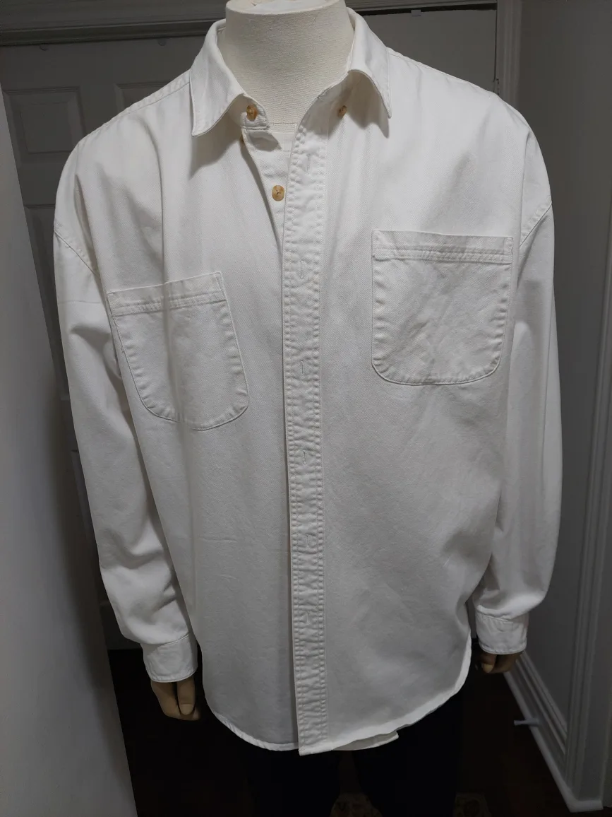 Penman's off-white Cotton Shirt - Extra Large image indicator(6)