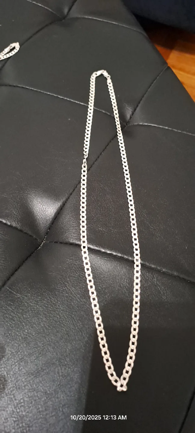 Sterling Silver 925 Chain Necklace image indicator(2)