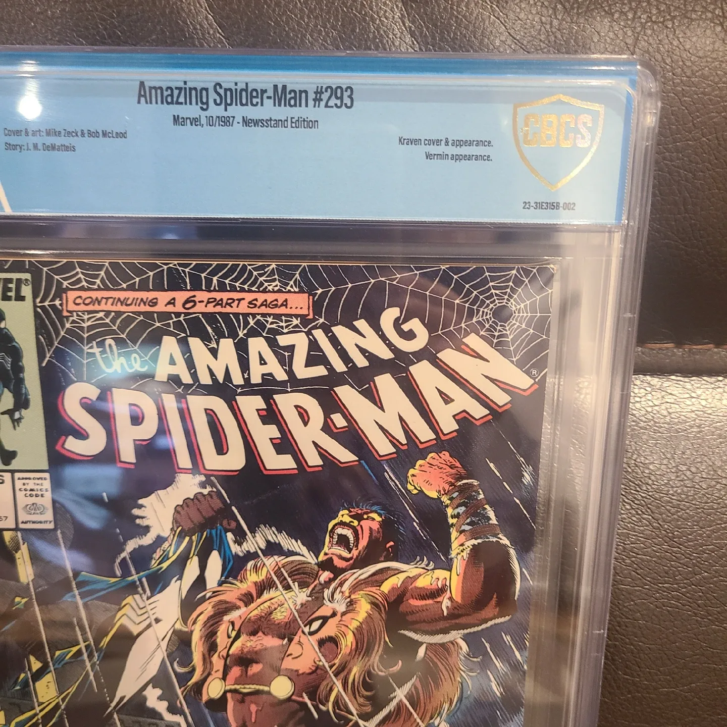 Amazing Spider-Man #293, Marvel, 10/1987, CBCS 9.2 image indicator(3)