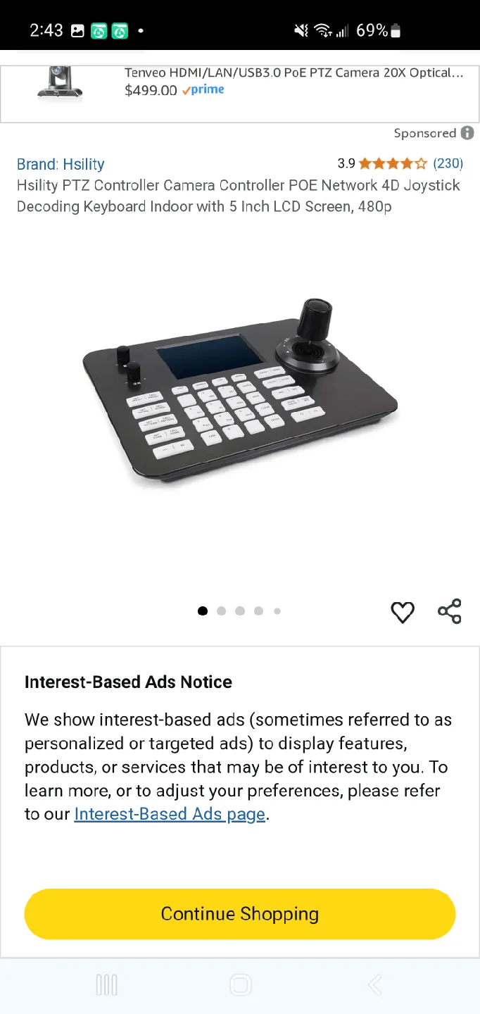 Hsility PTZ Camera Controller thumbnail