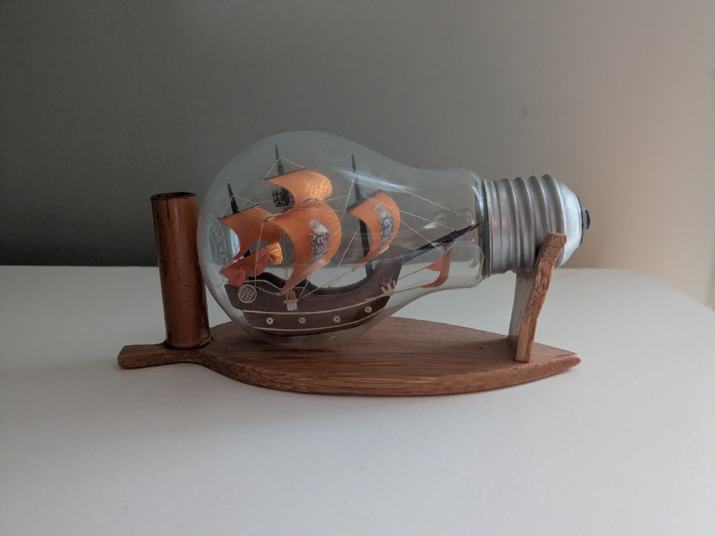 Ship in a Lightbulb Decoration - photo 4