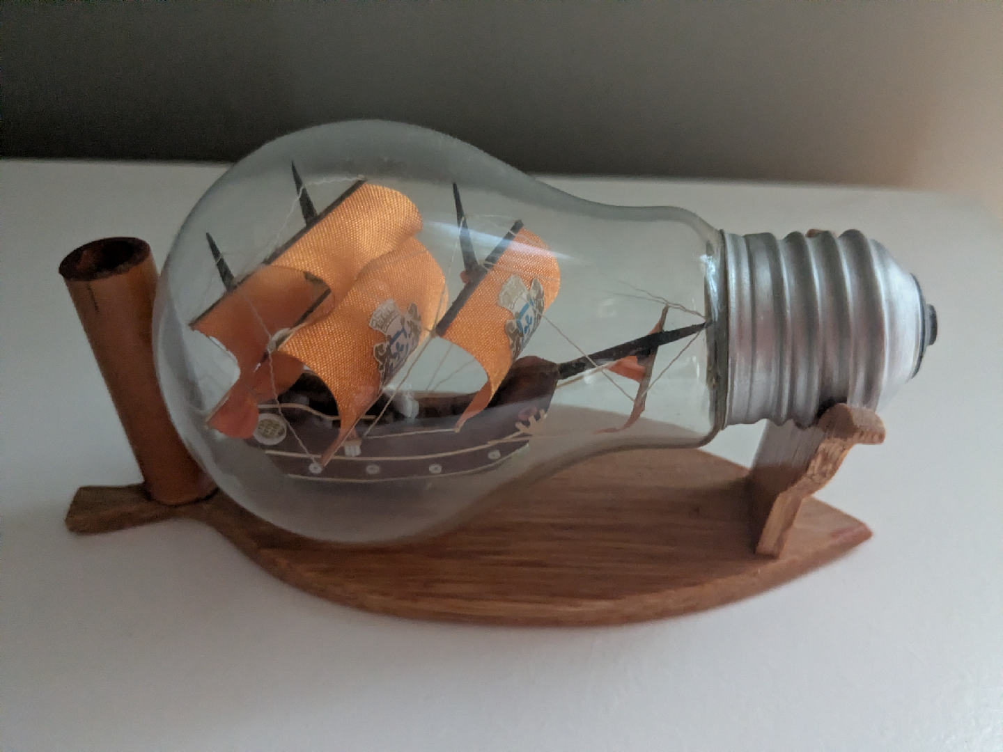 Ship in a Lightbulb Decoration - photo 5