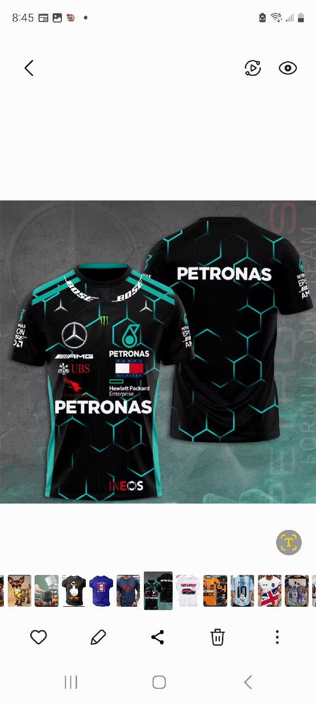Mercedes AMG Petronas Formula One T-Shirt