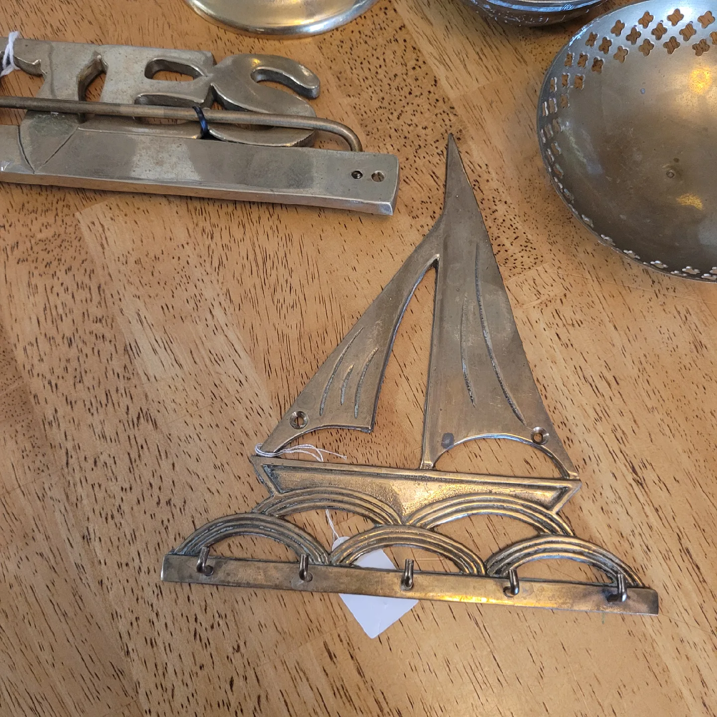 Lot of 9 Vintage Brass Items 5.00 each or all 9 for 25.00 image indicator(8)