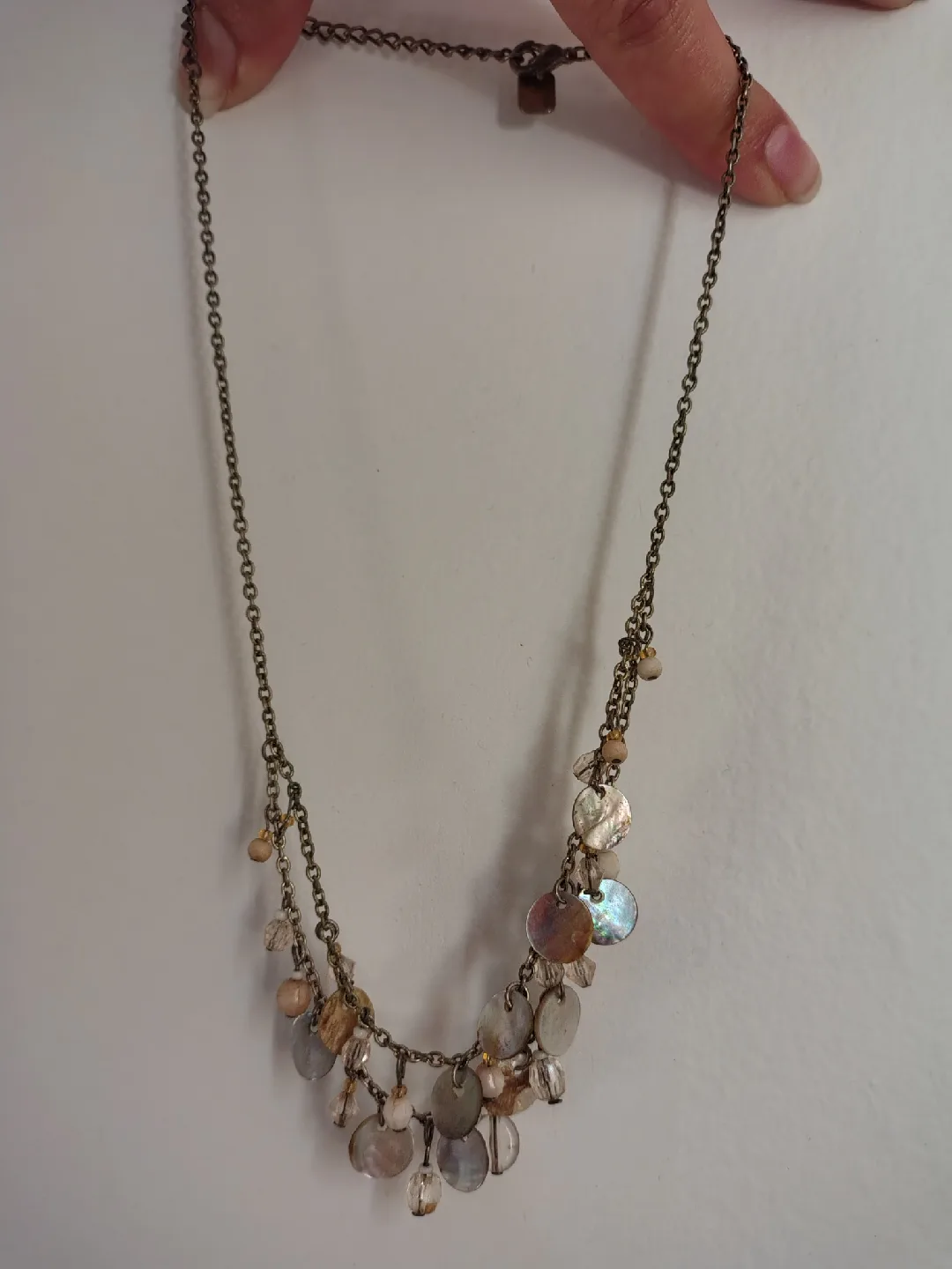 Necklace with Discs and Beads image indicator(2)