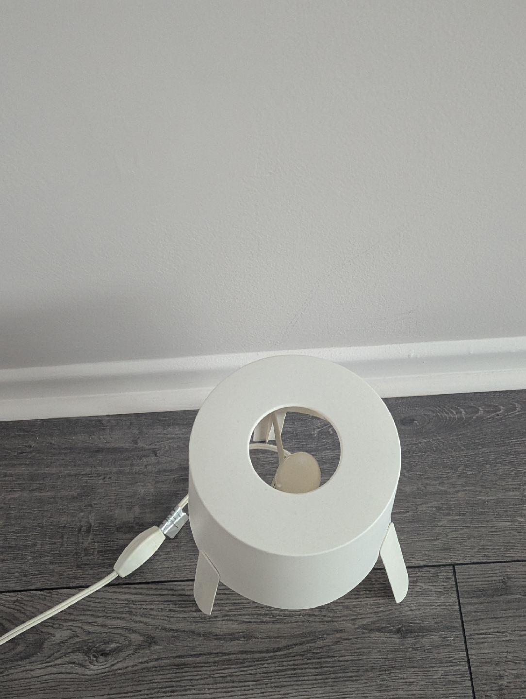 White IKEA lamp - photo 2