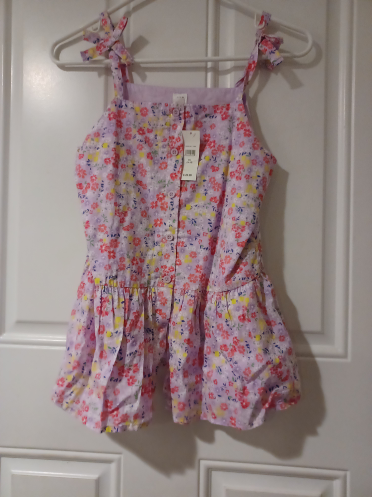 Gap Kids Floral Romper - Size XXL