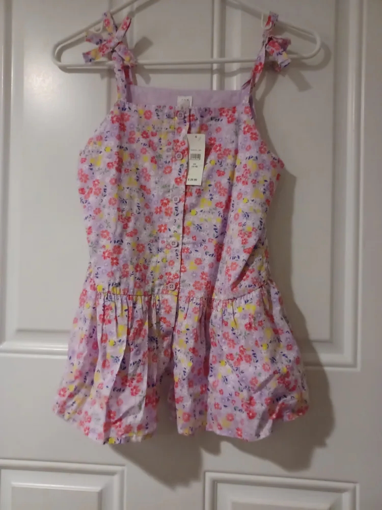 Gap Kids Floral Romper - Size XXL thumbnail