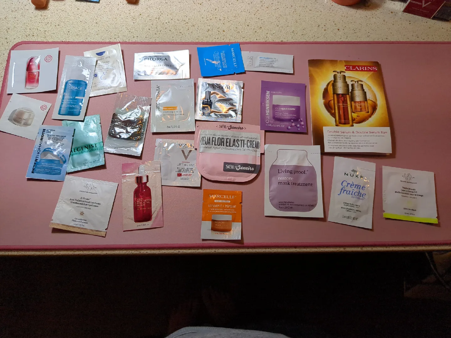 Variety of Skincare Samples