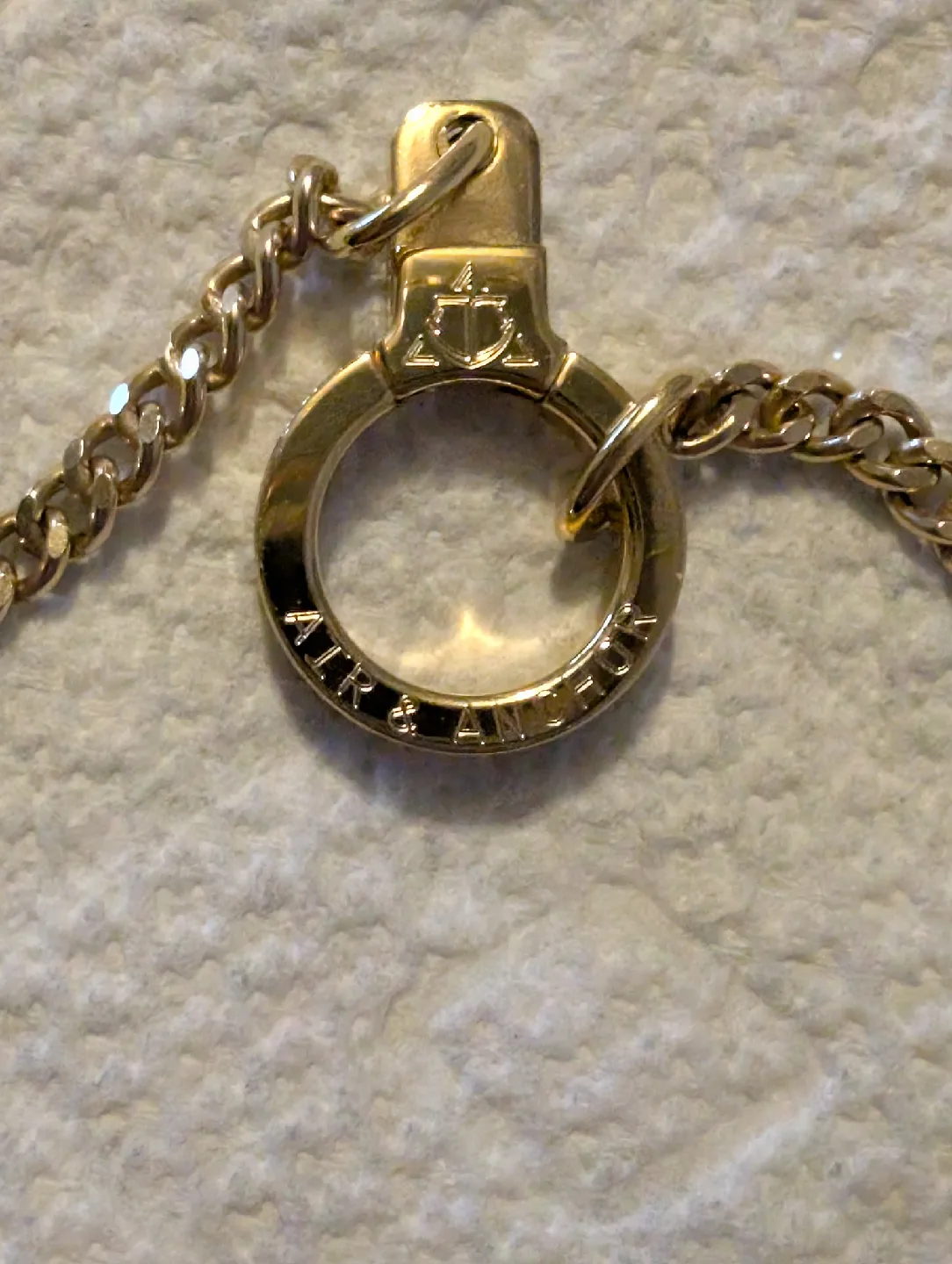 Air & Anchor 925 sterling silver Hit the Curb Necklace image indicator(4)