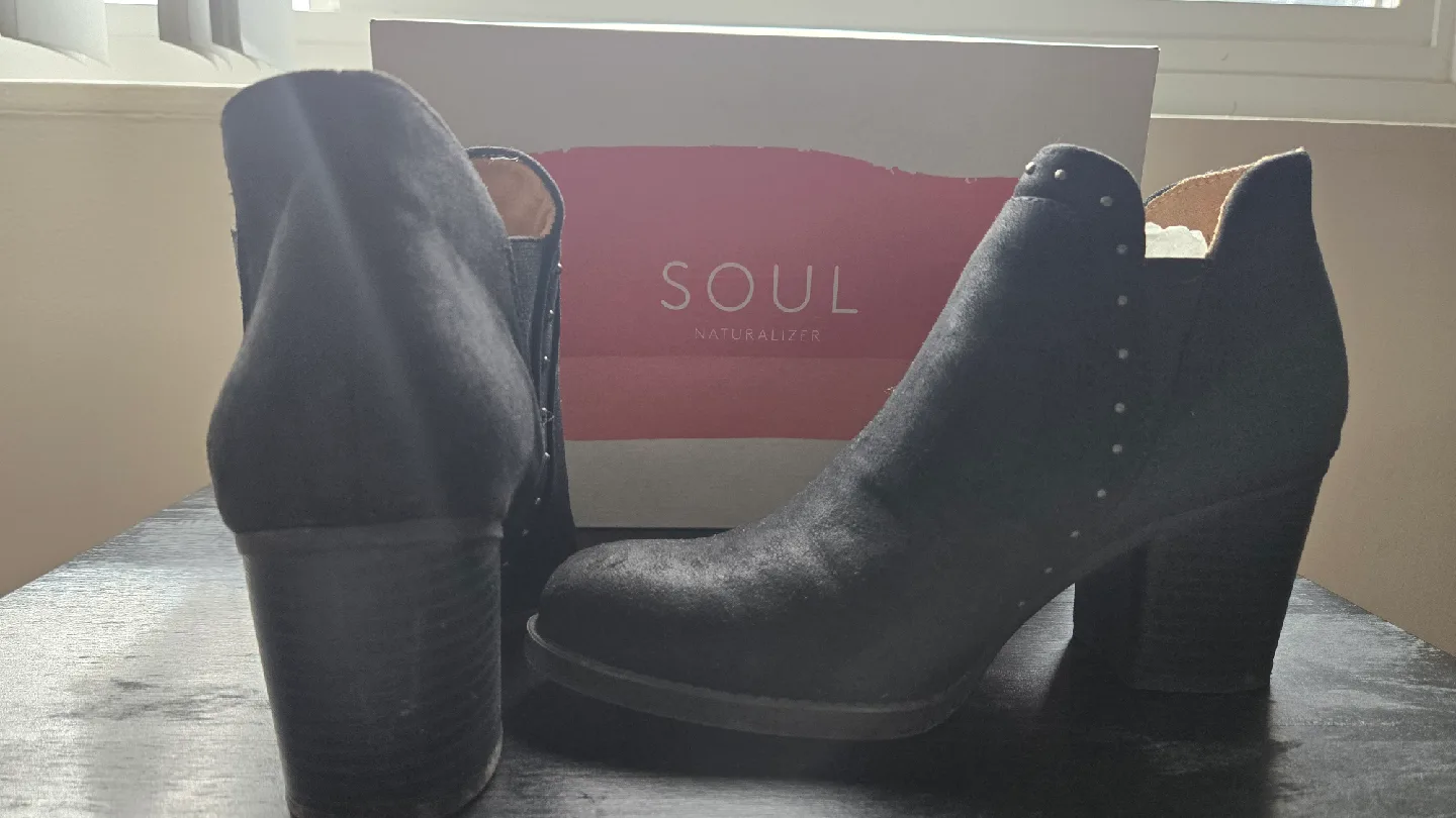 Soul Naturalizer Black Ankle Boots - Size 6.5 image indicator(2)