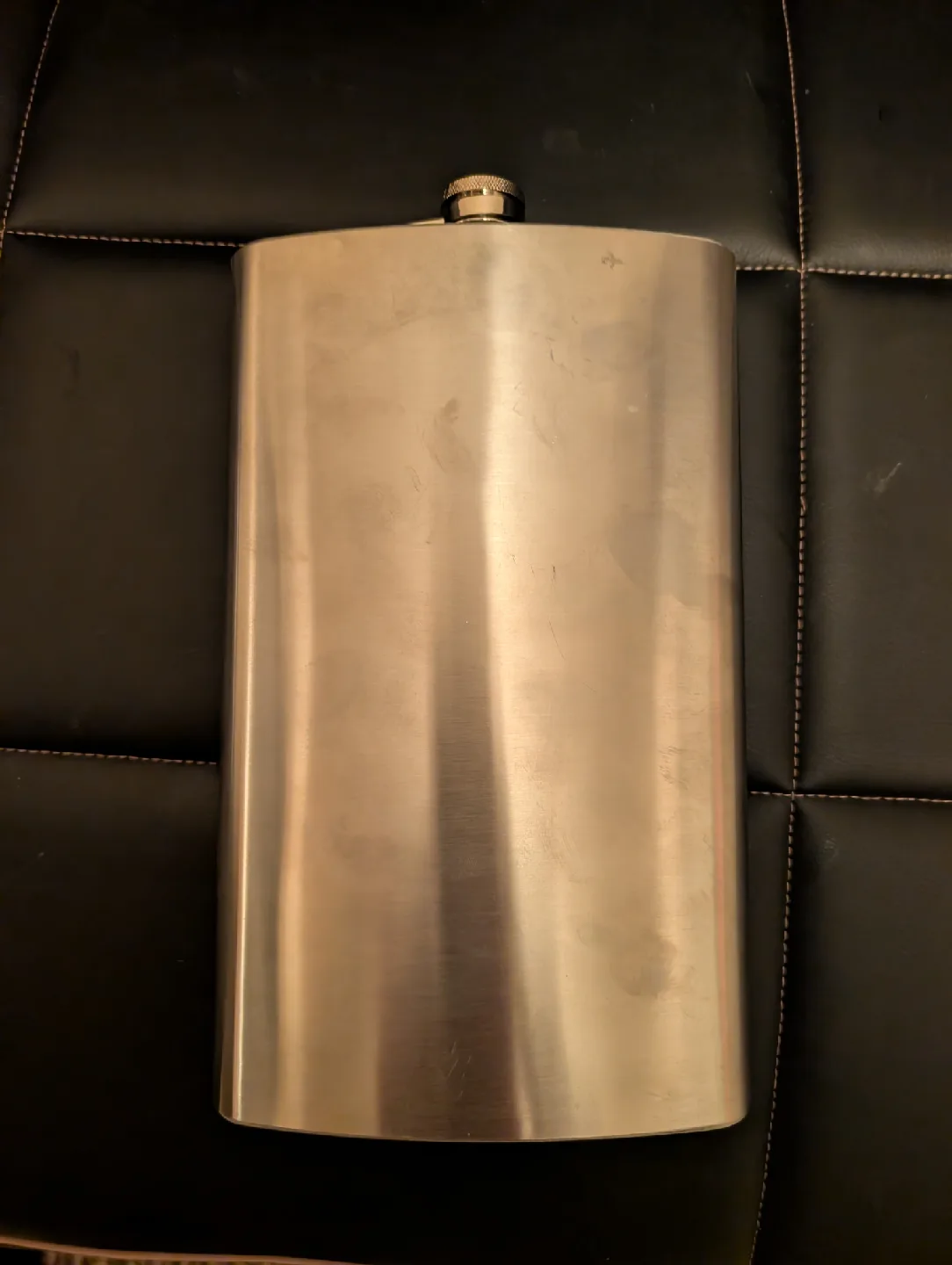 large stainless steel 64 oz flask