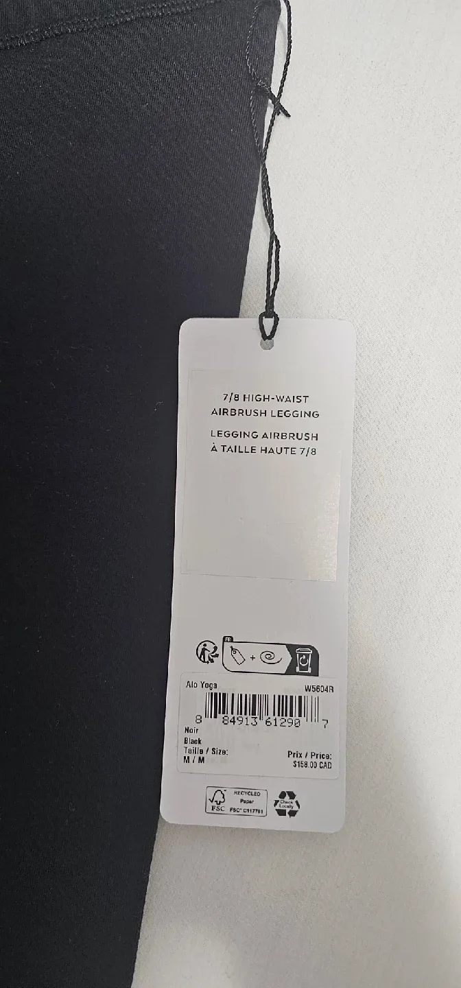 New Alo Yoga High-Waist Airbrush Legging - M image indicator(3)