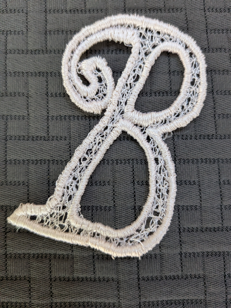 Letter B vintage Applique Patch - photo 4
