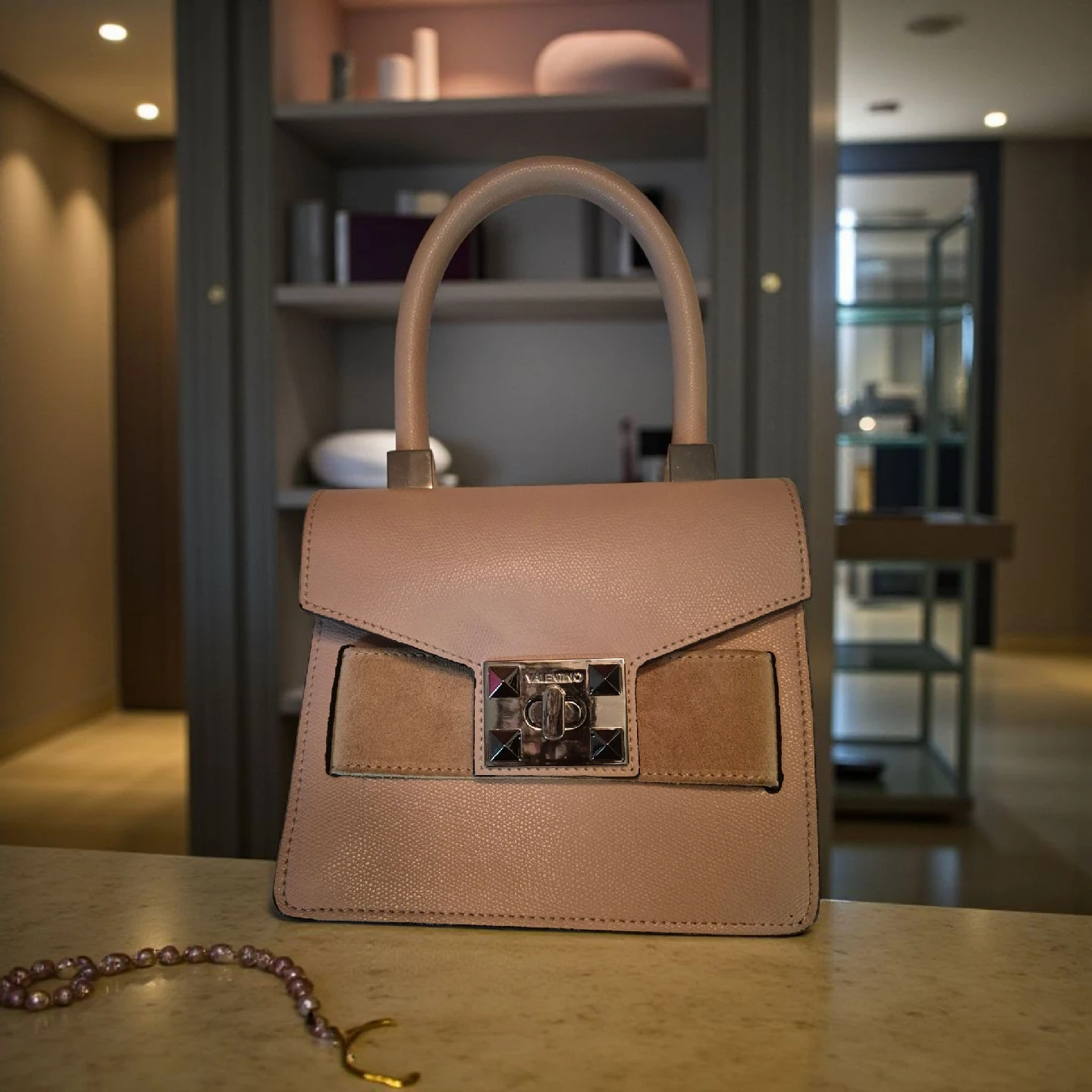 Authentic Valentino Garavani Small VSling Top Handle Bag