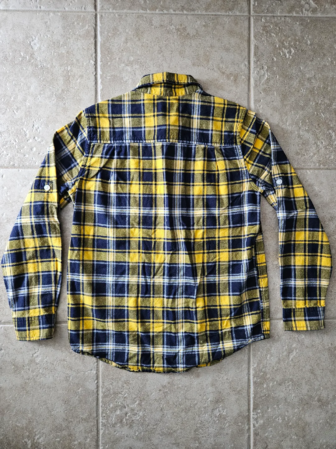 Size L (10/12) Children's Place Plaid Button-Down Shirt image indicator(3)