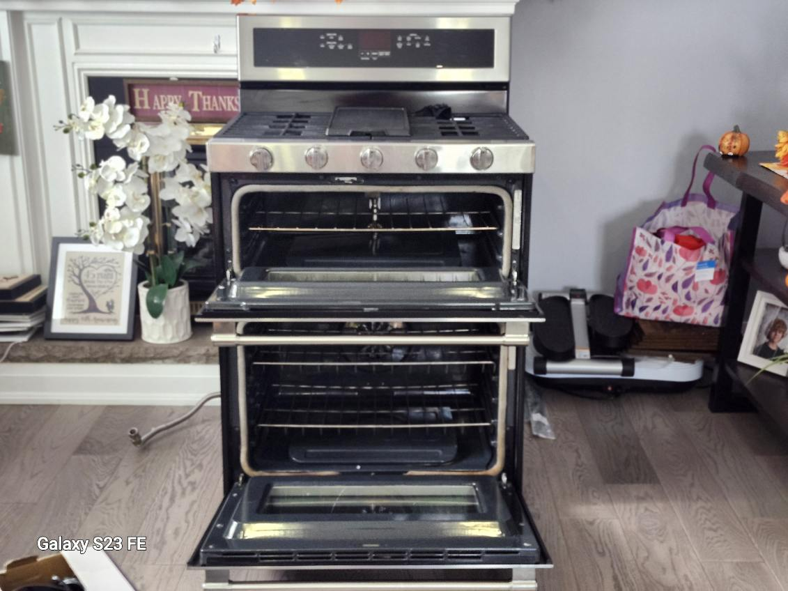 Stainless Steel Gas Range Double Oven - photo 3
