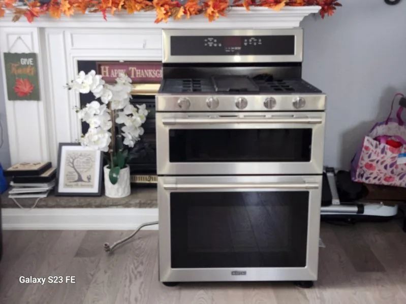 Stainless Steel Gas Range Double Oven image indicator(6)